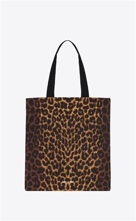 ysl leopard tote.